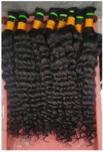 100 pour cent de vrais faisceaux de cheveux bruts alignés sur des cuticules vendeur de cheveux humains vierges de qualité 12A cheveux bruts indiens non transformés - Product Image 3