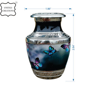 Wholesale Hot Selling Cremation Urns Manufacturer Affordable Metal Urn Solid Metal Urn <b>for</b> <b>Ashes</b> Cremation OEM - Product Image 6