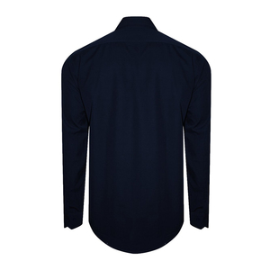 เสื้อเชิ้ตธุรกิจผู้ชายผ้าโพลีเอสเตอร์พิมพ์โลโก้ตามสั่ง แฟชั่นทันสมัย สำหรับคนไซส์ใหญ่ แขนยาว ระบายอากาศได้ดี ติดกระดุม - Product Image 3