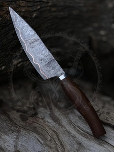 Profesional japonés 55 capas Damasco cobre acero cocina Chef cuchillos juegos cocina cuchillo de corte con mango de madera de rosa - Product Image 5