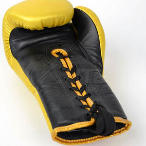Nouveaux gants de boxe en cuir véritable pour hommes et femmes, conçus pour la vitesse, la puissance, le confort, l'évacuation de l'humidité, respirants, avec fermeture auto-agrippante. - Product Image 4