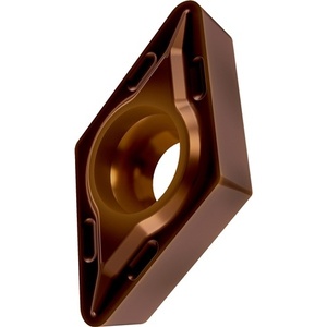 Inserto de Torneado Indexable con Recubrimiento PVD ISO DCMT 070208E-FF2T8430 D.2.8mm, Paquete de 10 para Herramientas de Torneado - Product Image 1