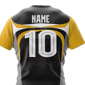 Uniforme de Rugby de Último Diseño y Estilo Nuevo, Calidad Premium, Color Sólido, Transpirable, 100% Poliéster, Conjuntos Personalizables para Venta en Línea - Product Image 6