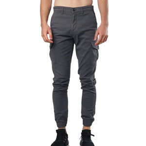 Pantalon cargo pour homme en coton 100% de haute qualité marron, design personnalisé, six poches utilitaires, pantalon multi-poches pour l'extérieur - Product Image 3