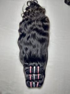 Extensions de cheveux indiens de haute qualité Inde Temple cheveux humains bruts non transformés produit donneur unique 10 "à 32" pouces disponibles - Product Image 2