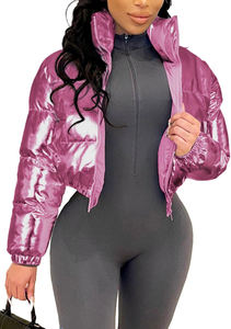 Chaqueta acolchada de mujer de ropa de calle sencilla de alta calidad 2024 tendencias de moda chaqueta acolchada de burbuja gruesa de invierno - Product Image 6