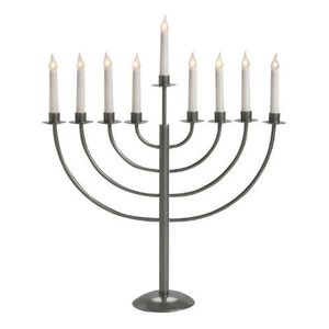 Bougeoir Menorah Enduit Blanc Qualité Premium Top Vente Personnalisé Top Classe Qualité Bougeoir Fait Main Décorer La Maison - Product Image 3