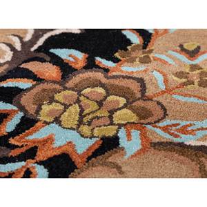 พรมปูพื้นลายเหรียญขนาดใหญ่ คอร่า โกลด์ 3 มิติ ผลิตด้วยมือจากเส้นใยวิสโคส ลายแบบจีนโบราณ สำหรับใช้ในบ้าน-TRA-14455 ขนาด 9x12 - Product Image 3