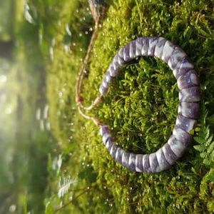 สร้อยคออเมทิสต์เลสคุณภาพสูงประดับด้วยลูกปัดอัญมณีสร้อยคอแฟชั่นสไตล์แฟชั่นพร้อมพลอย - Product Image 5