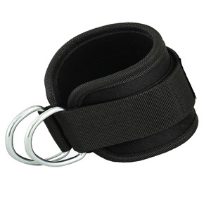 Sangle de cheville de sport en néoprène avec logo personnalisé, anneau en D, rembourrage épais, réglable, accessoire d'entraînement pour hommes et femmes - Product Image 1