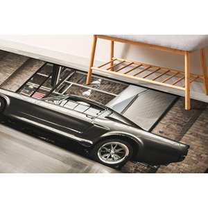 Tapis imprimé Mustang : décoration de bureau, tapis d'entrée, cadeau pour la maison, avec tapis à poils doux - Product Image 3