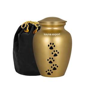 Urne funéraire pour animaux de compagnie en métal artisanal de style européen, design personnalisable, qualité supérieure, fournitures funéraires - Product Image 5