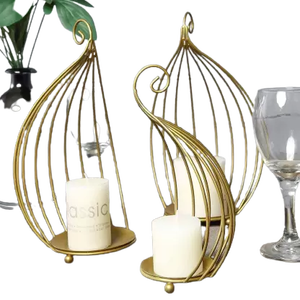 Support de bougie en fer forgé, Design créatif, ancien, dernière qualité, décoration, à vendre - Product Image 3