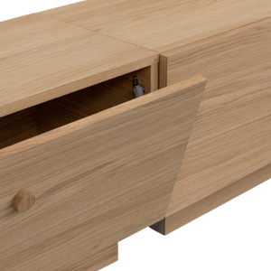 Meuble TV design moderne Meuble artisanal en bois massif avec rangement réglable pour le salon de l'hôtel ou l'appartement - Product Image 2