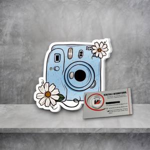 Paleta de Pestañas Magnética de Acrílico Personalizada de Alta Calidad, Color Azul, con Diseño de Flor, para Artistas de Pestañas - Product Image 2