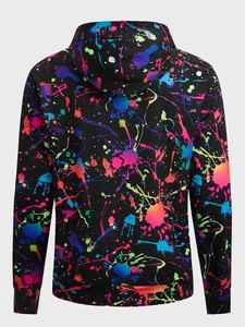 Vente en gros de sweatshirts en polyester imprimés en 3D Full Dye pour hommes sweats à capuche en molleton à motif solide avec poches kangourou taille XS pour l'hiver - Product Image 3