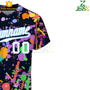 เสื้อเบสบอลสั่งทำขายส่ง พิมพ์ลายตามสั่ง แบบยูนิเซ็กซ์ ระบายอากาศ แห้งเร็ว สำหรับกีฬาซอฟต์บอล - Product Image 5