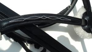 Top Trending Premium Quality Leather <b>Horse</b> Bridle Fancy Stitched SS or <b>Brass</b> Hardware Direct Mexican leather bridle - Product Image 5