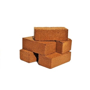Organic Coconut Fiber (100% Natural Coco Peat/<b>Coir</b>) in <b>Block</b> Form for Potting Flowers Made in AO - Product Image 1