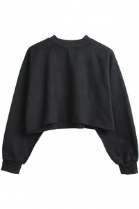 Femmes nouvelle mode à manches longues sweat hiver haut court à capuche maille épissage transparent conception Sexy nu ventre pull - Product Image 6