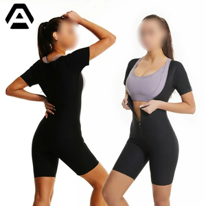In Black Color Jumpsuit Waist Trainers For Women Belly Fat Workout Suit 3 in 1 Slimming Full Body <b>Shaper</b> BY AMAZING INDUSTRIES - Product Image 6