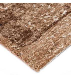 Tapis en laine de soie de luxe au design moderne fait à la main technique de noeud turc noué à la main tailles personnalisables longue durée avec abstrait - Product Image 2