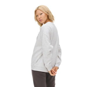 100% Cotton Fleece Women's Eco-Friendly Regular Sleeve O-<b>Neck</b> Sweatshirt for Winter with Customize Design - Product Image 4