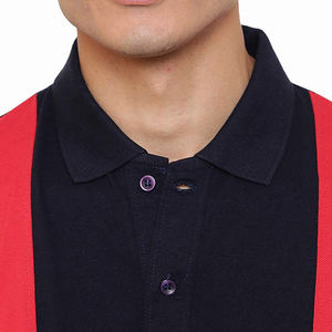 Camiseta ajustada Lisa para hombre, Polo transpirable de secado rápido con cuello vuelto - Product Image 5
