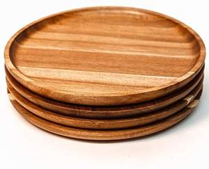 Modern Serving Tray Set of 3 for Dinnerware Home <b>Hotel</b> <b>Restaurant</b> Food Serving Dish Wooden Customized logo Serving Tray <b>Supplies</b> - Product Image 5