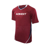 Jersey pakaian olahraga bola voli, 100% kain poliester Logo warna kustom uniseks kualitas tinggi layanan OEM terbaik dewasa