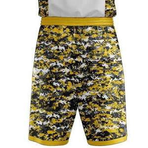 Ensembles de maillots et shorts de basket-ball personnalisables, réversibles et respirants, tailles plus grandes, uniformes pour adultes, vente en gros, pas cher - Product Image 5