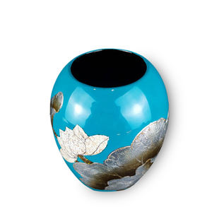 แจกันงานฝีมือทำมือแบบดั้งเดิมของเวียดนาม ผลิตจากวัสดุธรรมชาติ เป็นมิตรกับสิ่งแวดล้อม งานฝีมือพื้นบ้านของเวียดนาม เหมาะสำหรับการจัดเก็บของใช้ในชีวิตประจำวัน - Product Image 3