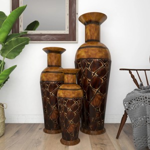 Jarrón Metálico Largo Vintage con Diseño Atemporal, Perfecto para Decoración de Eventos de Lujo, Escenarios de Boda y Esquinas de Exhibición, de la India - Product Image 6