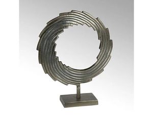 Escultura redonda de latón hecha a mano, obra decorativa moderna para el hogar y detalles de mesa de élite - Product Image 3