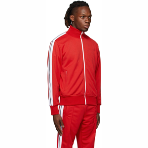 Ensembles de survêtements deux pièces pour hommes avec fermeture éclair survêtements personnalisés pantalons en molleton de polyester ensemble de survêtements personnalisés pour hommes - Product Image 3