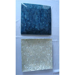 PLAT DE SERVICE POLI ÉCOLOGIQUE 40x20cm MOTIF CORAIL BLEU POUR HOTELS ET RESTAURANTS - Product Image 3