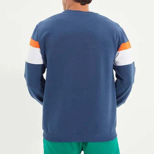 เสื้อกันหนาวผู้ชายสีทึบน้ำหนักเบามีฮู้ดลำลอง, เสื้อกันหนาวผ้าฝ้าย100% เป็นมิตรกับสิ่งแวดล้อมปรับแต่ง2025ได้ - Product Image 3