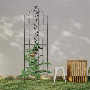 Treillis de jardin en métal, élément décoratif de jardin adapté aux roses grimpantes, vignes, aménagement paysager de jardin - Product Image 1