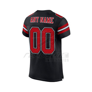 Camiseta de práctica de fútbol juvenil para juegos de clima caliente Camiseta de fútbol con cuerpo holgado y cuello acanalado - Product Image 5