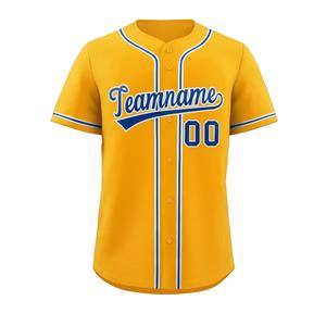 Diseño de Logotipo Personalizado, Uniforme de Béisbol Deportivo Americano, Cierre de Botones, Sublimación Transpirable que Absorbe la Humedad - Product Image 1