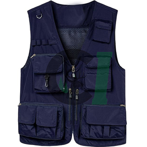 Custom Unisex Utility <b>Waistcoat</b> Vest Sleeveless Multi-Pocket Breathable Outdoor Hunting Shooting Print Vest Cheap - Product Image 4