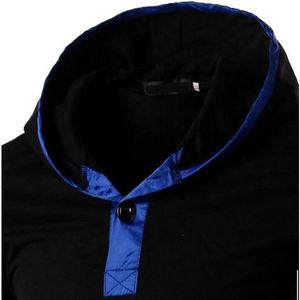 Sudaderas con capucha de tela suave y cómoda de alta calidad para hombre, algodón, poliéster, MOQ bajo, Sudadera con capucha de gran tamaño para hombre - Product Image 3