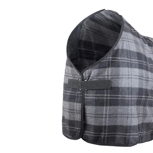 Best Selling Premium Quality Wool Checkered Horse Warm <b>Blanket</b> Adjustable <b>Thick</b> Breathable Winter horse <b>blanket</b> For Sale - Product Image 3