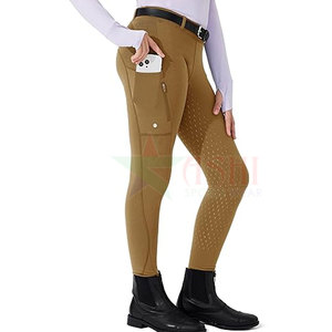 Spandex/Polyester Blend Women's Winter Riding <b>Leggings</b> Soft <b>Warm</b> Stretch Waterproof Windproof Horse Riding Jodhpur & Breeches - Product Image 1
