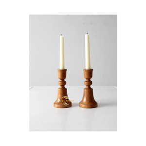 Rustic Style Wooden Candle Holder Natural Wood Centerpiece for <b>Table</b> Decoration - Product Image 6