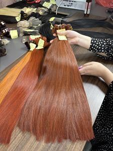Raw Vietnamese Hair Brown Color <b>Hot</b> Trending 100% Human Hair Extensions Good Quality - Product Image 6