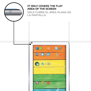 ฟิล์มกันรอยหน้าจอ ANTISHOCK สำหรับแท็บเล็ตเมเดียคอม สมาร์ทแพด ไอ 10 การป้องกันที่ได้รับการปรับปรุง - Product Image 4