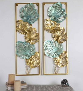 Panel de Arte de pared de Metal de hierro hecho a mano doble para decoración del hogar Decoración colgante de pared al aire libre - Product Image 2