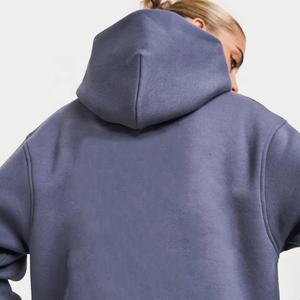 New Arrival Premium Quality Winter Women's Cotton/<b>Polyester</b> <b>Hoodies</b> Breathable Casual Wear Lined Hood Short Length Custom Logo - Product Image 2
