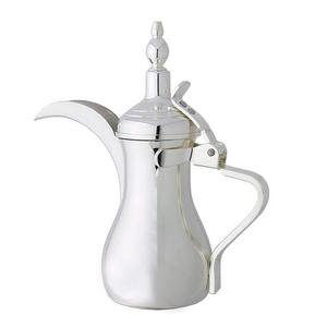 Classic Arabic Metal Dallah Table Top Coffee Tea Serving <b>Set</b> Brass <b>Steel</b> Material for Hotel Restaurant Use for Resort Serving - Product Image 1